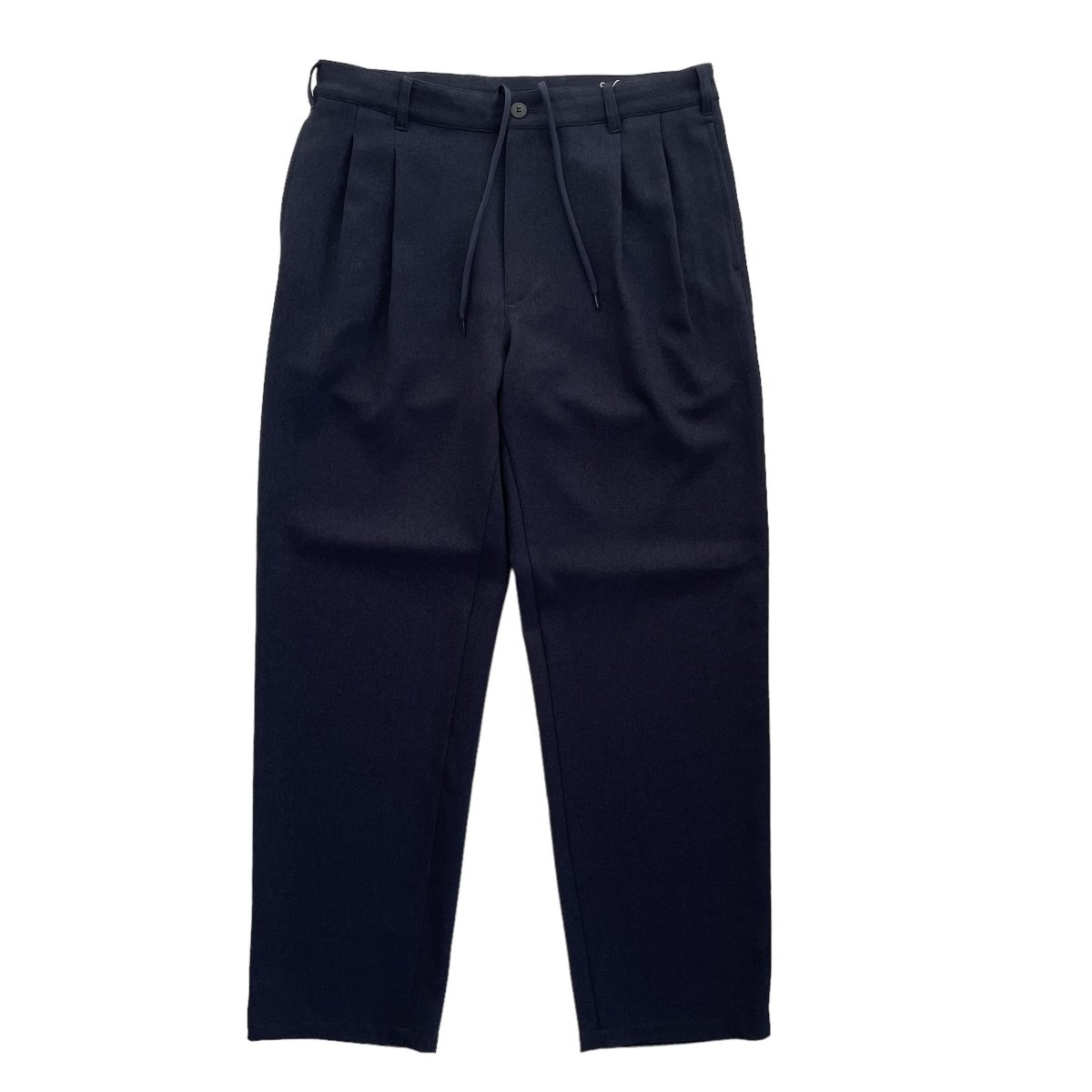 EVCON<BR>2TUCK EASY TROUSERS (NAVY)