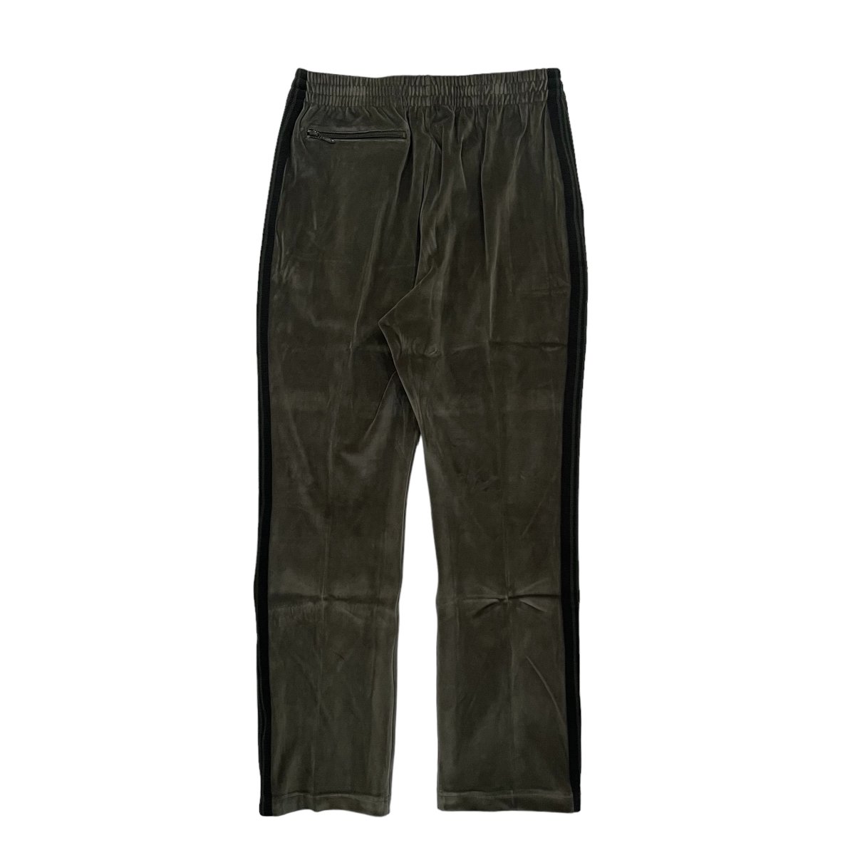 NEEDLES 《ニードルス》Narrow Track Pant - C/Pe Velour (Olive) | 正規取扱店 | Cloud9  【クラウドナイン】 Online Store