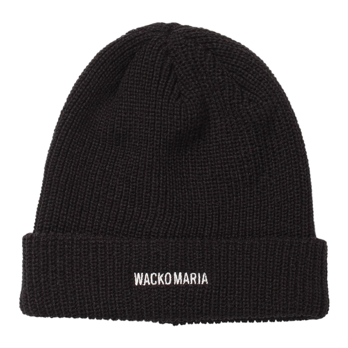 WACKOMARIA<BR> KNIT WATCH CAP ( TYPE-1 ) (BLACK)