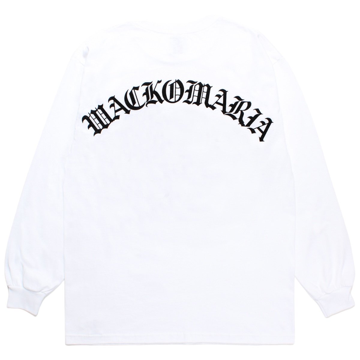 WACKO MARIA《ワコマリア》24FW-WMT-LT04 CREW NECK LONG SLEEVE T-SHIRT ( TYPE-1 )  (WHITE) - Cloud9【クラウドナイン】Official Online Store