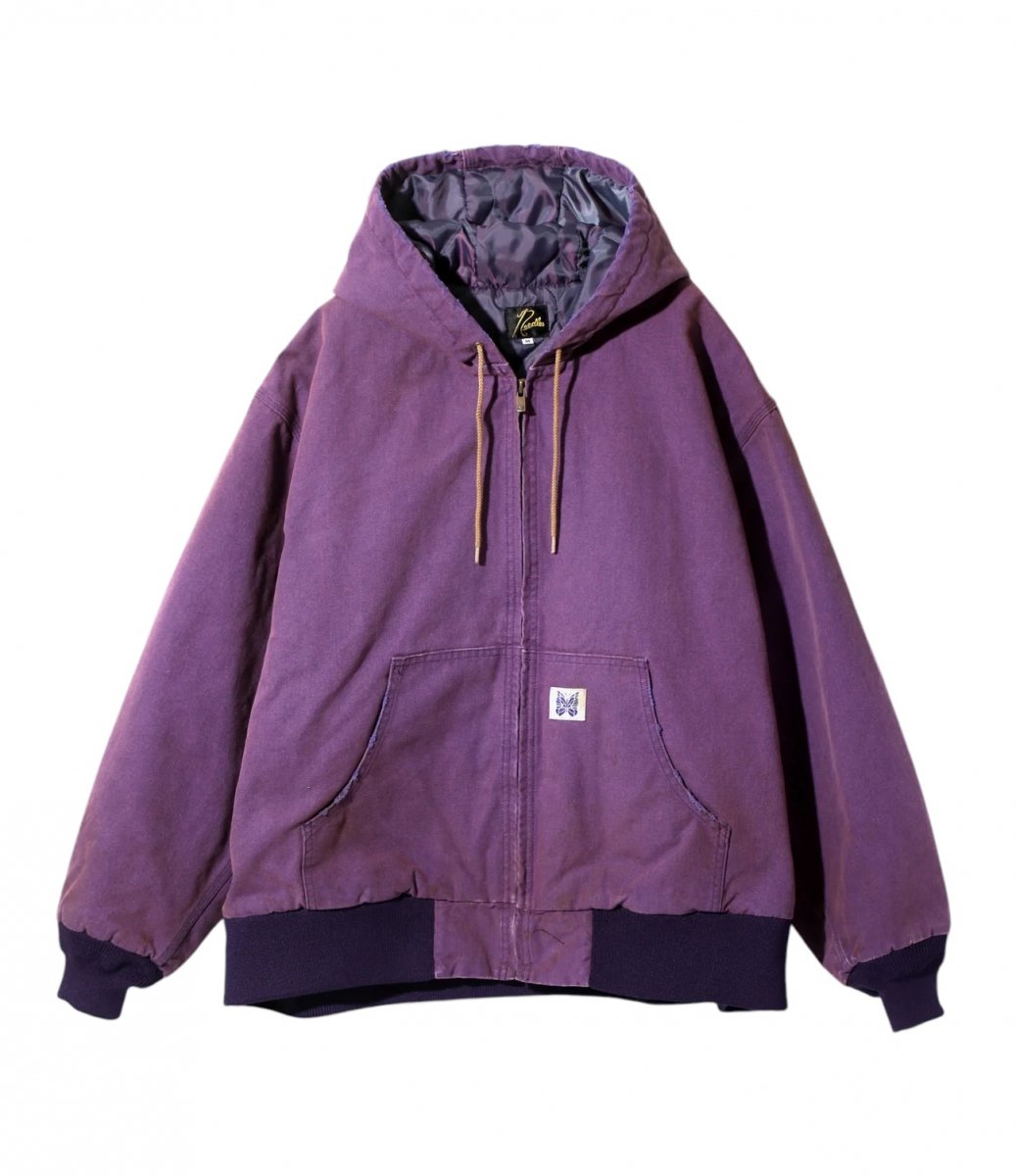 NEEDLES <BR>ZIPPED WORK HOODY
