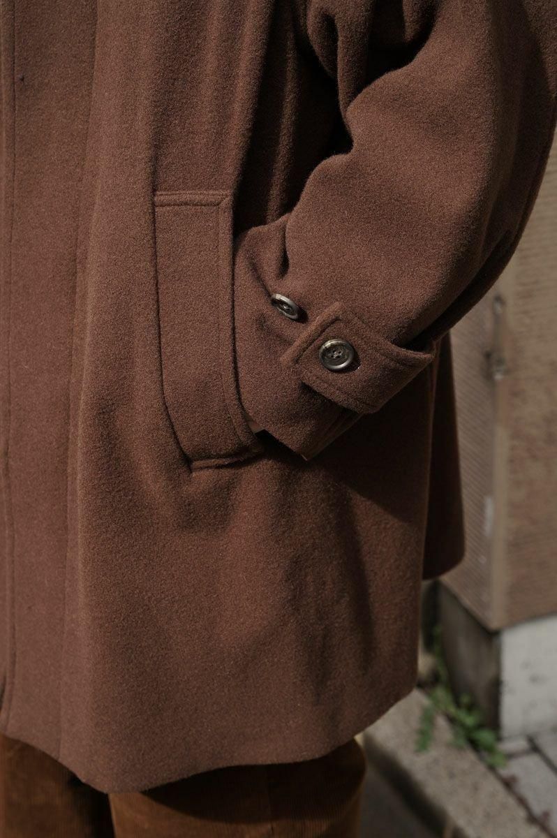 EVCON《エビコン》Wool Stain Collar Half Coat (BROWN EVCON《エビコン》Wool Stain Collar Half Coat (BROWN
