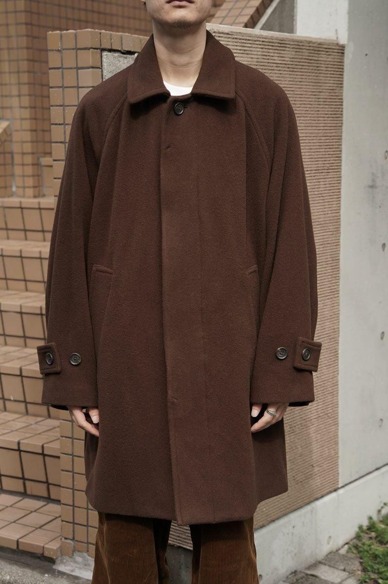 EVCON《エビコン》Wool Stain Collar Half Coat (BROWN EVCON《エビコン》Wool Stain Collar Half Coat (BROWN