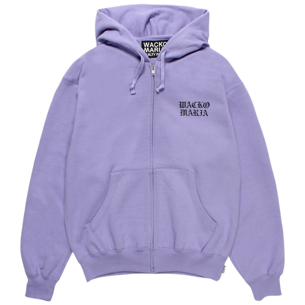 WACKOMARIA<BR>HEAVY WEIGHT FULL ZIP HOODED SWEAT SHIRT ( TYPE-2 ) (PURPLE)