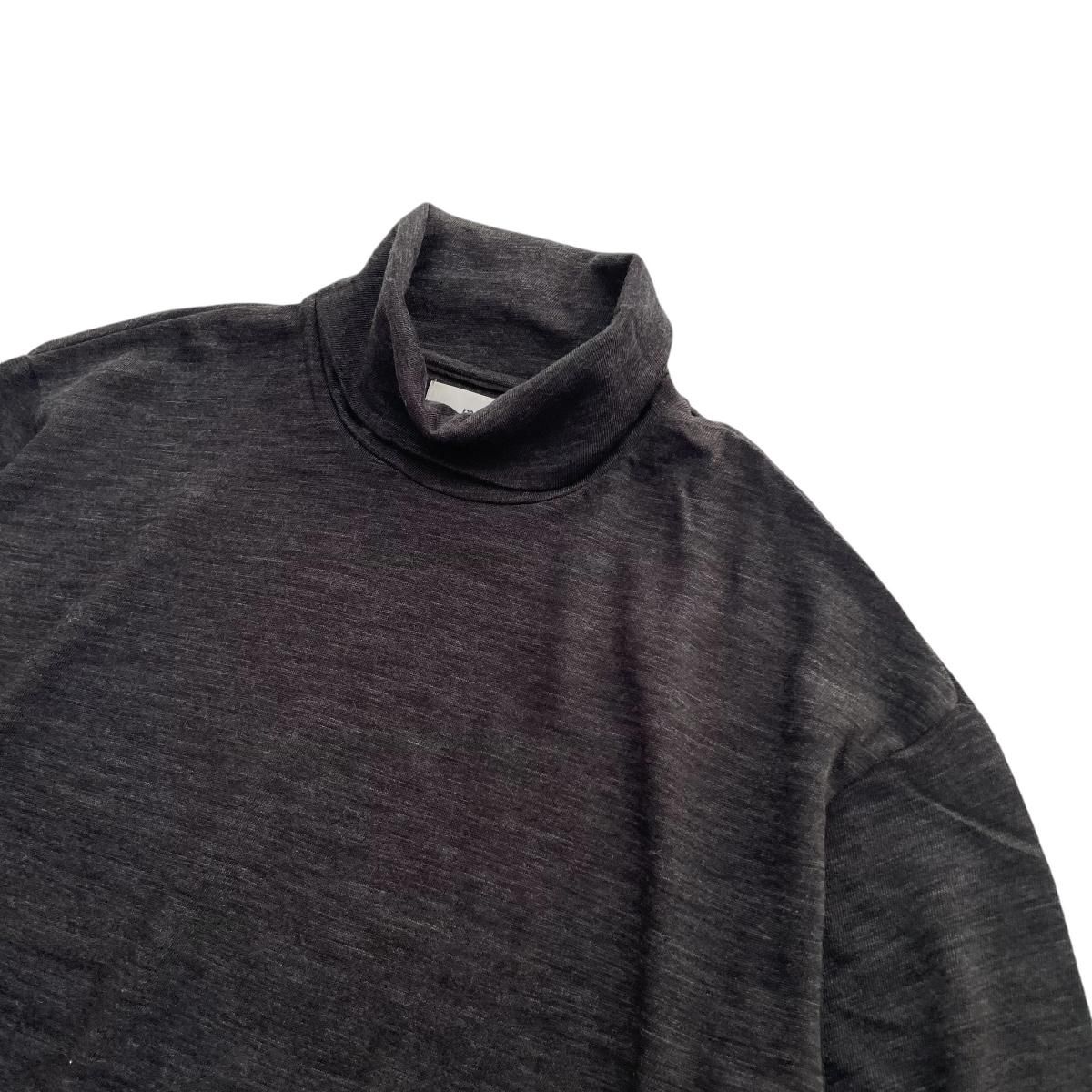 marka《マーカ》TURTLE NECK - SP120's WOOL COTTON KNIT - (TOP