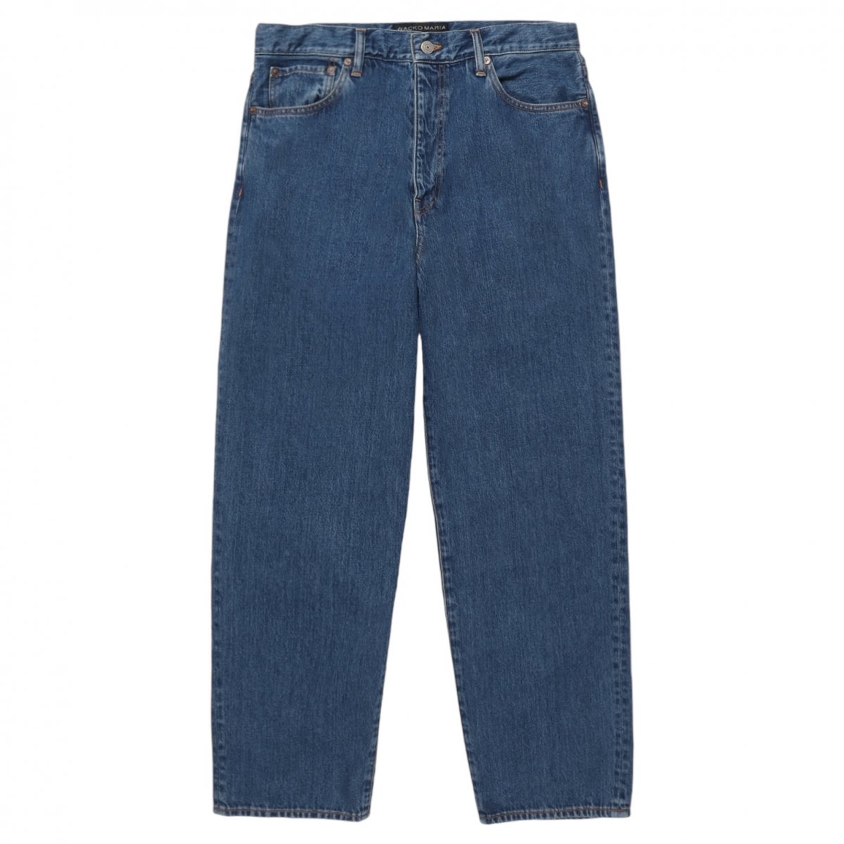 WACKOMARIA<BR> WASHED DENIM PANTS (INDIGO)