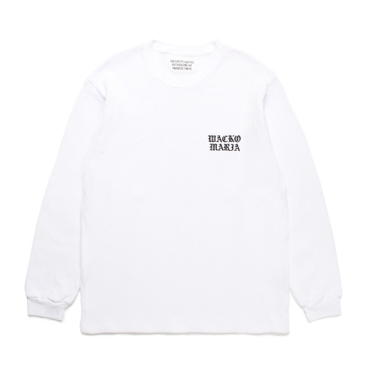 WACKOMARIA<BR> THERMAL SHIRT ( TYPE-2 ) (WHITE)