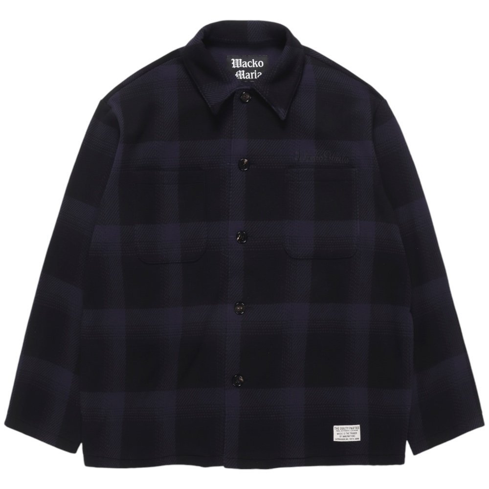 WACKOMARIA<BR> FLEECE SHIRT ( TYPE-2 ) (NAVY)