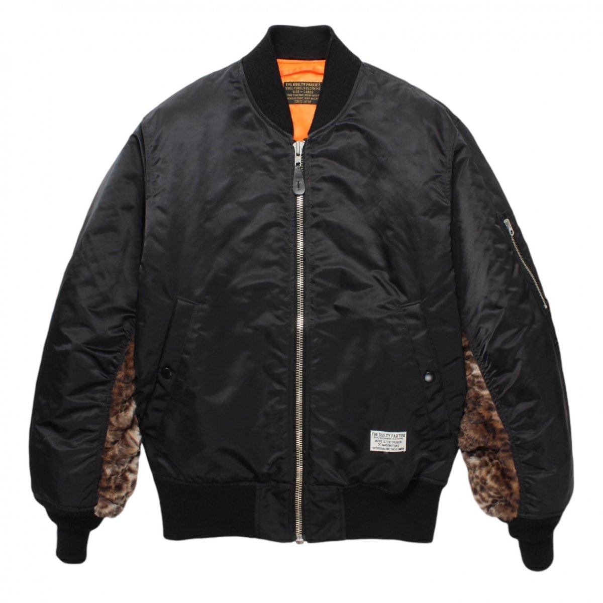 WACKOMARIA<BR> MA-1 FLIGHT JACKET (BLACK)