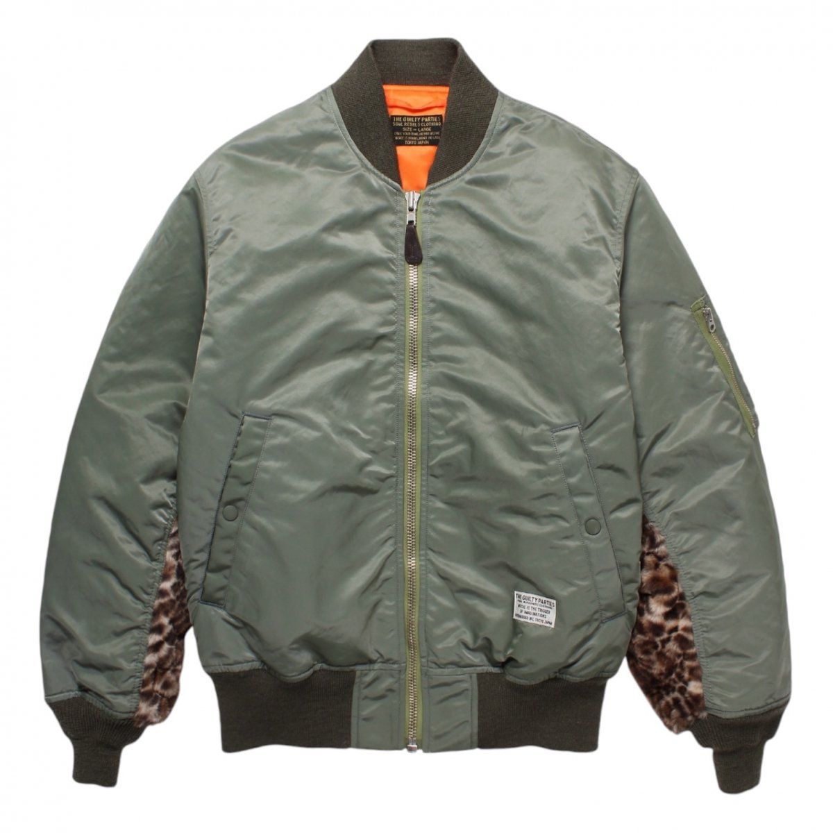 WACKOMARIA<BR> MA-1 FLIGHT JACKET (KHAKI)