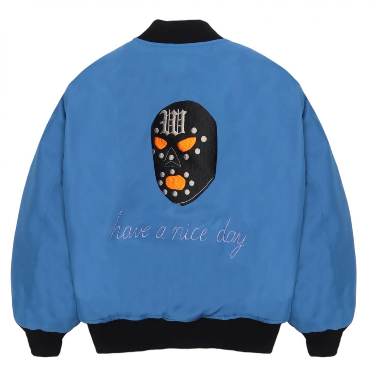 WACKO MARIA《ワコマリア》MA-1 FLIGHT JACKET (BLUE) | 正規取扱店