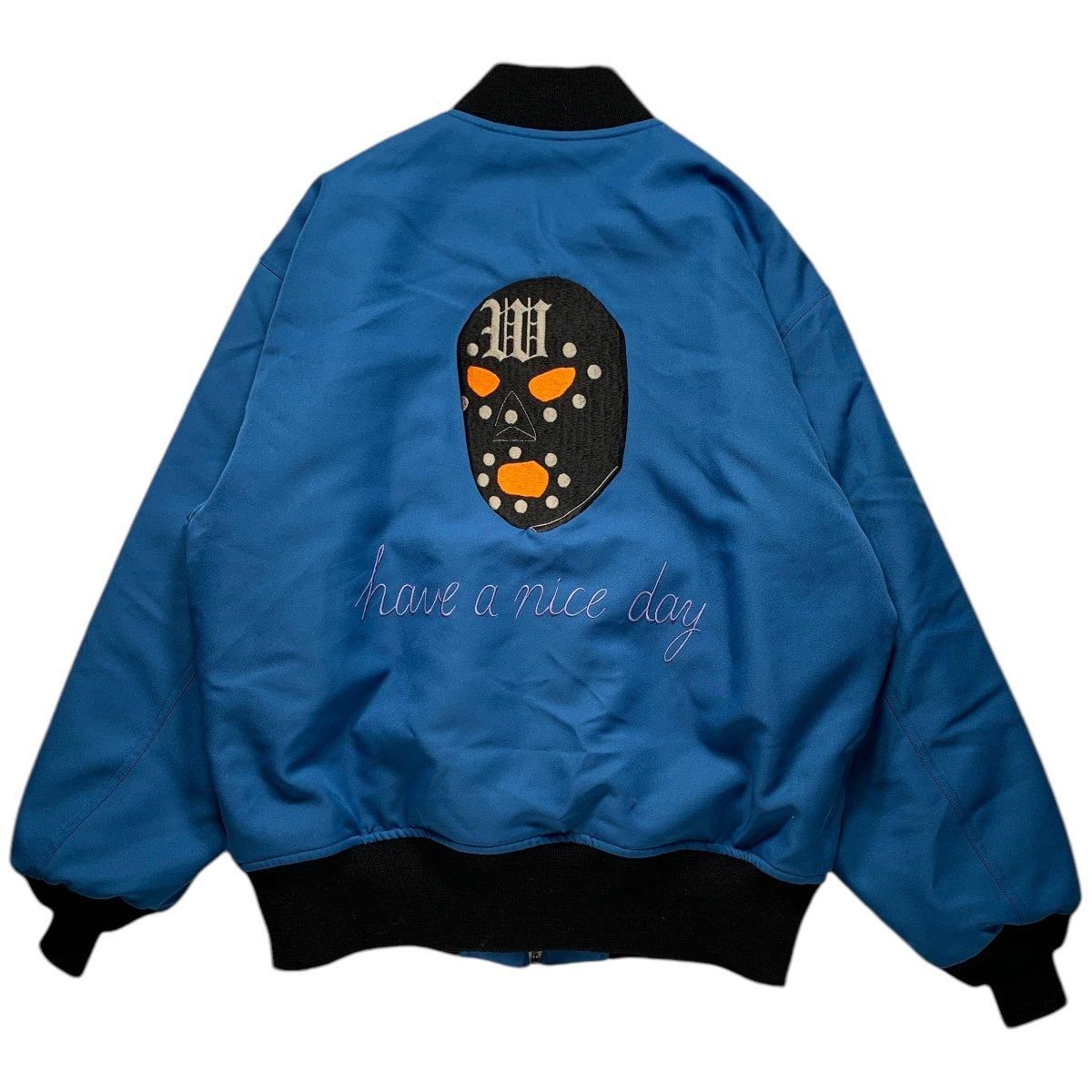 WACKO MARIA《ワコマリア》MA-1 FLIGHT JACKET (BLUE) | 正規取扱店