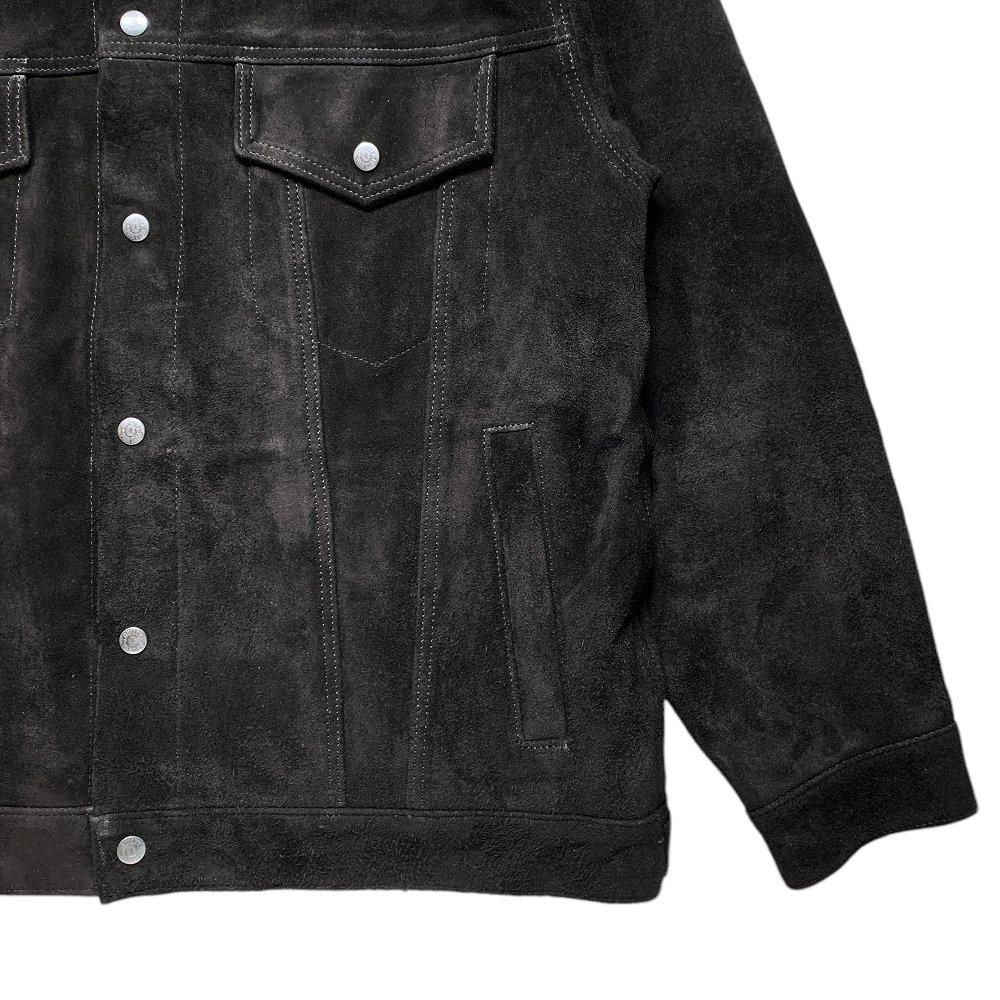 WACKO MARIA《ワコマリア》SUEDE LEATHER TRUCKER JACKET (BLACK) -  Cloud9【クラウドナイン】Official Online Store