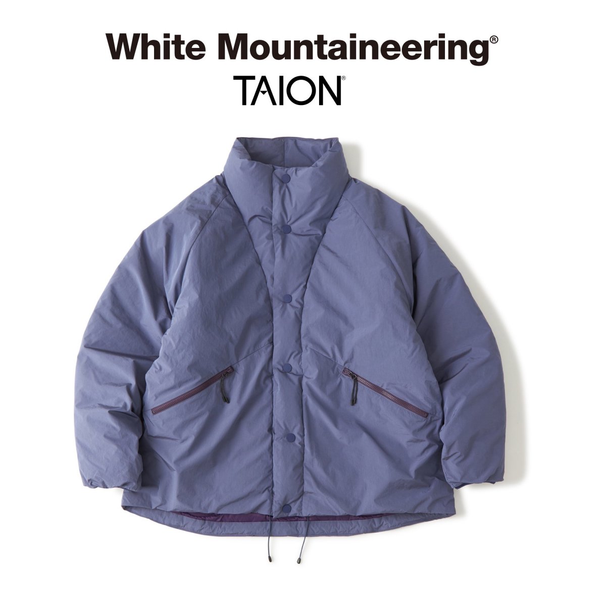 White<BR>Mountaineering<BR>WMTAION DOWN JACKET (PURPLE)