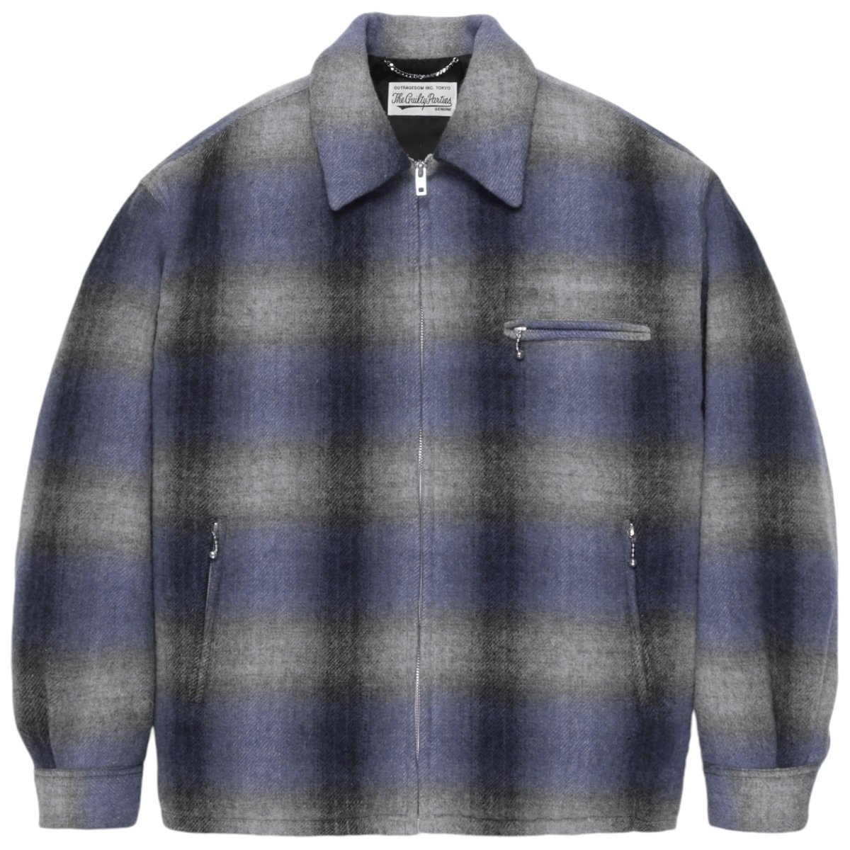 WACKOMARIA<BR> OMBRE CHECK 50'S JACKET ( TYPE-1 )