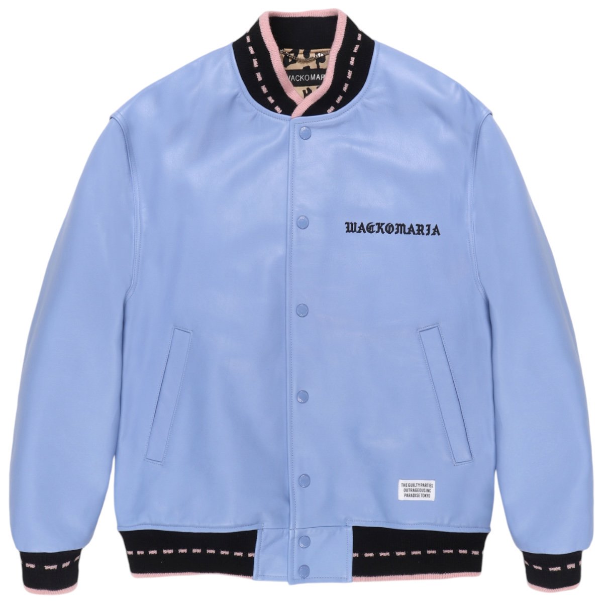 WACKOMARIA<BR> LEATHER VARSITY JACKET -A- ( TYPE-2 )