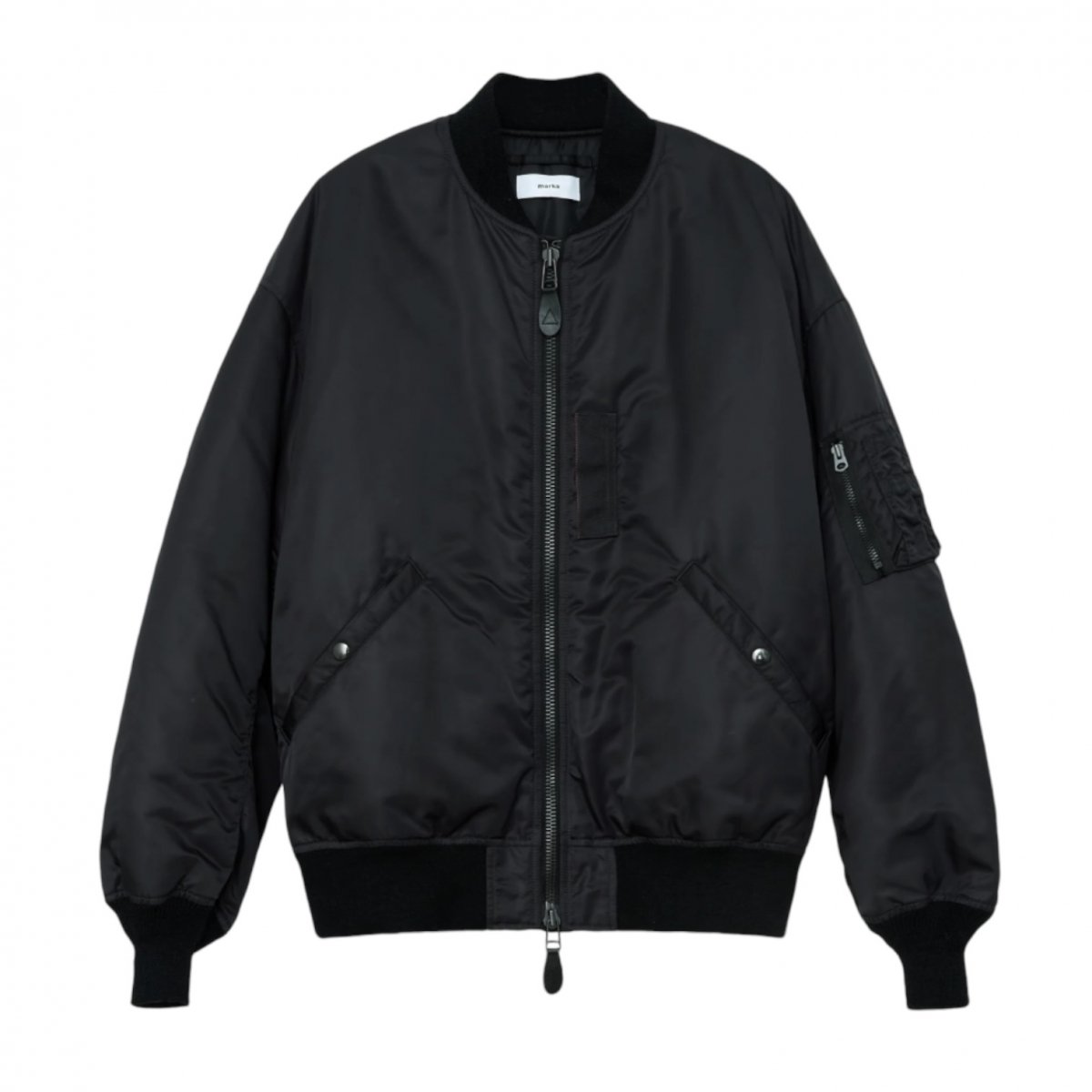 marka <BR> MA-1 - NYLON TWILL - (BLACK)