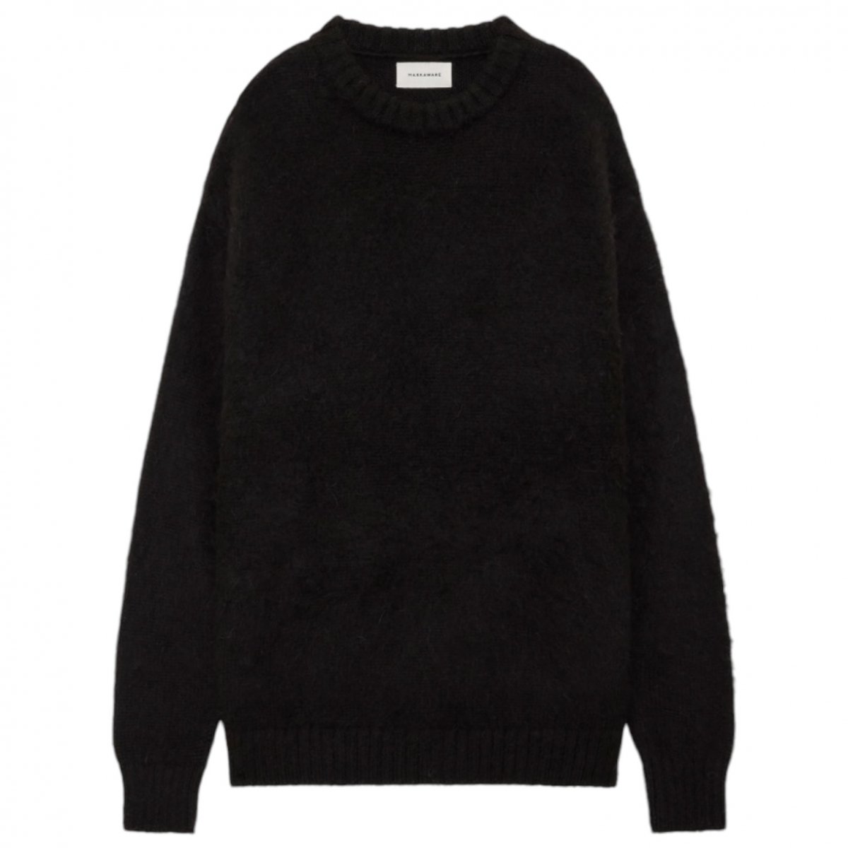 MARKAWARE <BR>CREW NECK JUMPER (NATURAL BLACK)