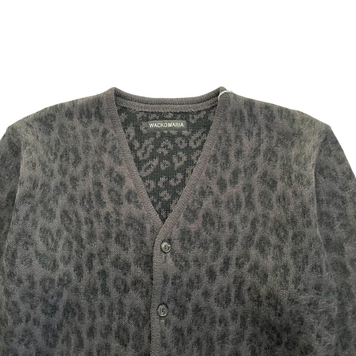 WACKO MARIA《ワコマリア》LEOPARD HEAVY MOHAIR CARDIGAN | 正規取扱
