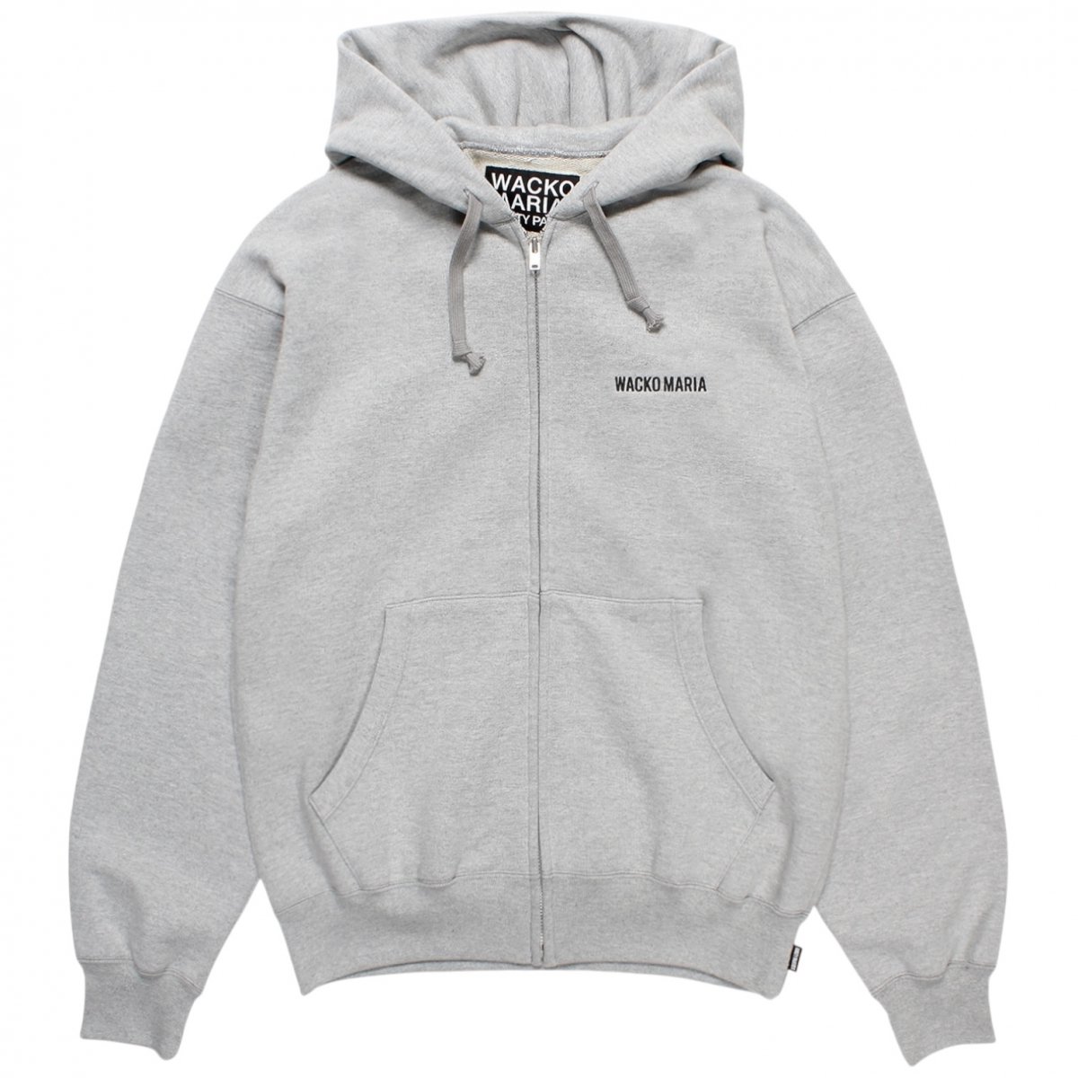 WACKOMARIA<BR> HEAVY WEIGHT FULL ZIP HOODED SWEAT SHIRT (GRAY)