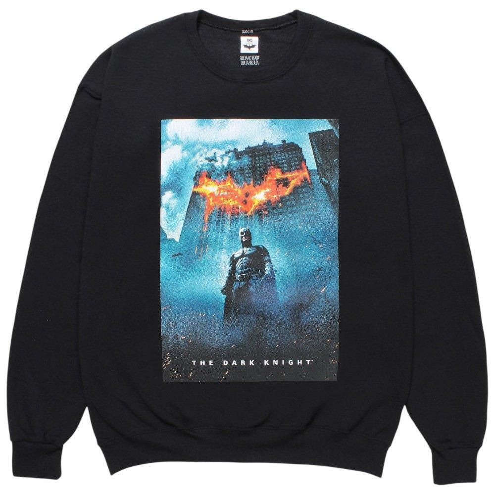 WACKOMARIA<BR>THE DARK KNIGHT TRILOGY / CREW NECK SWEAT SHIRT ( TYPE-2 )