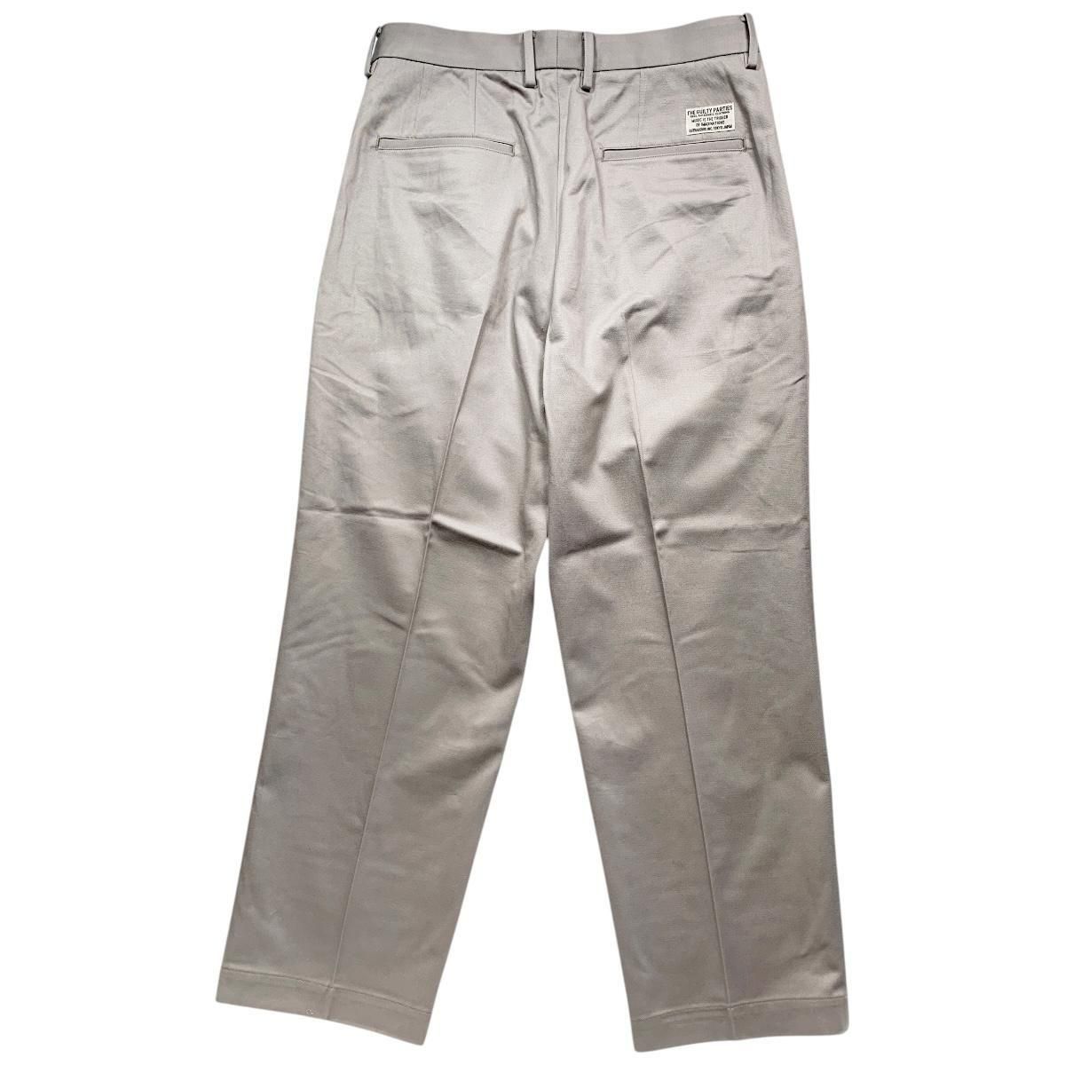 WACKO MARIA《ワコマリア》DOUBLE PLEATED CHINO TROUSERS (GRAY