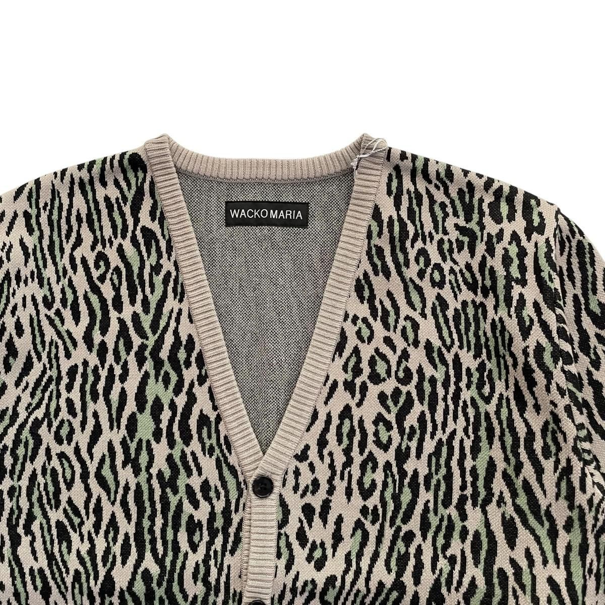 WACKO MARIA《ワコマリア》LEOPARD JACQUARD CARDIGAN ( TYPE-2