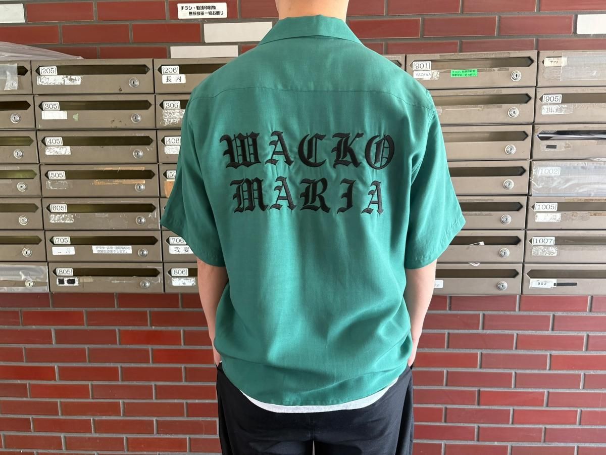WACKO MARIA《ワコマリア》50'S SHIRT S/S ( TYPE-3 ) (GREEN) | 正規