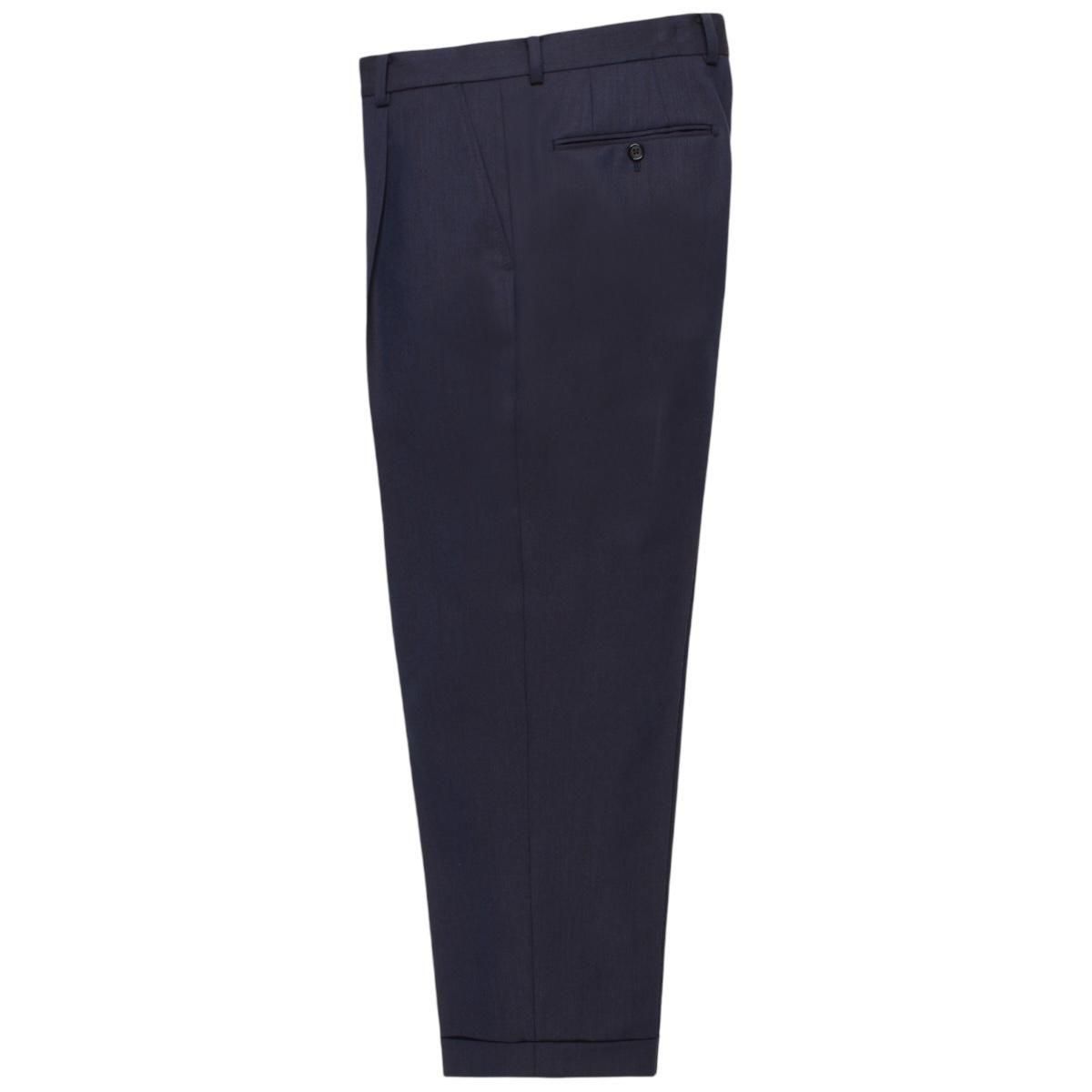 WACKO MARIA《ワコマリア》PLEATED TROUSERS (TYPE-2) (NAVY) | 正規