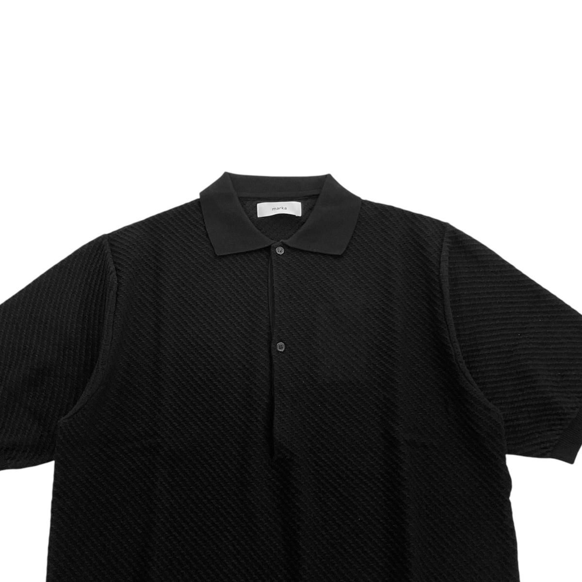 markaスキッパーニット 25ss オーガニックコットンツイストヤーン Marka マーカ [ M25B06SW01B ORGANIC COTTON TWIST YARN SKIPPER