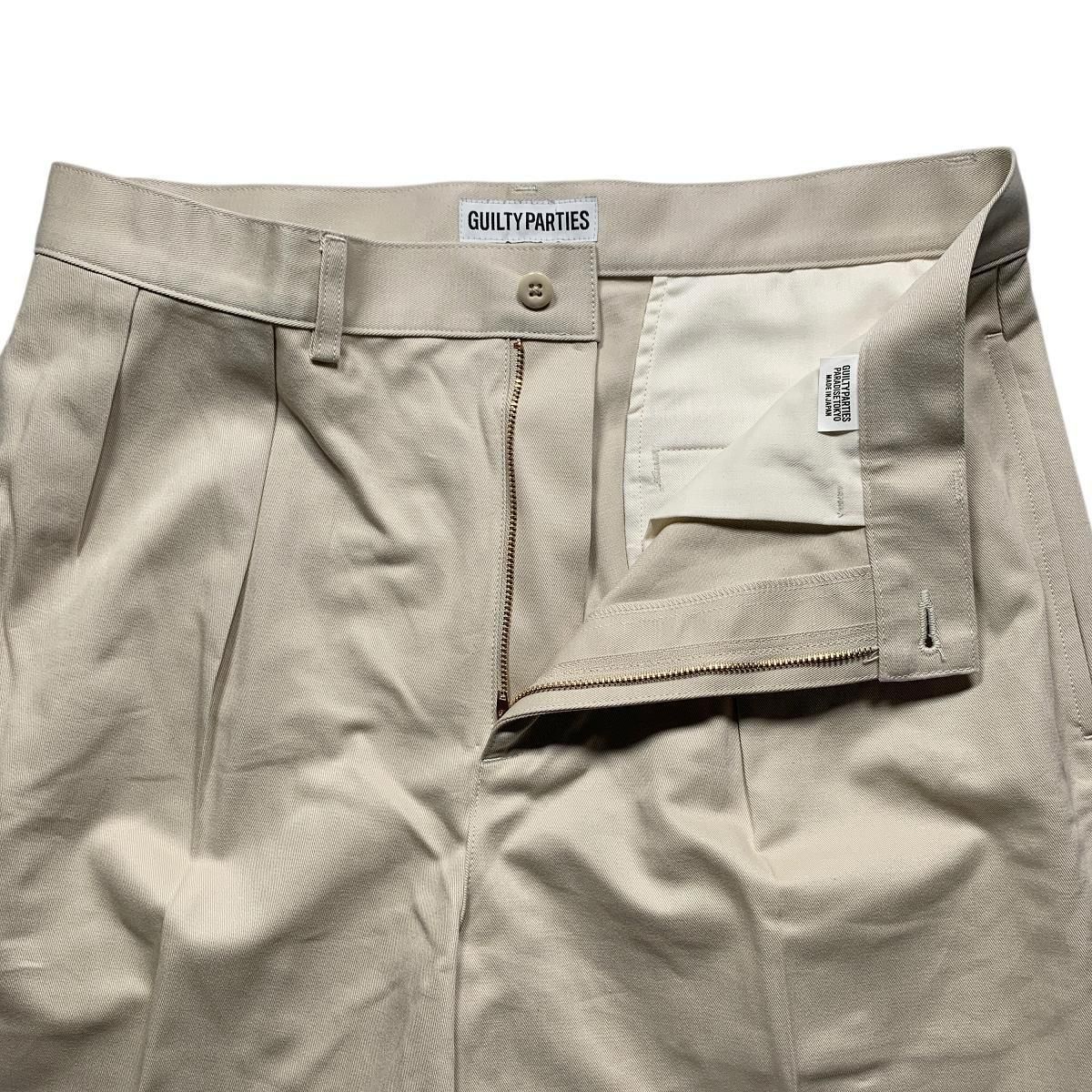 WACKO MARIA《ワコマリア》25SS-WMP-PT14 DOUBLE PLEATED CHINO