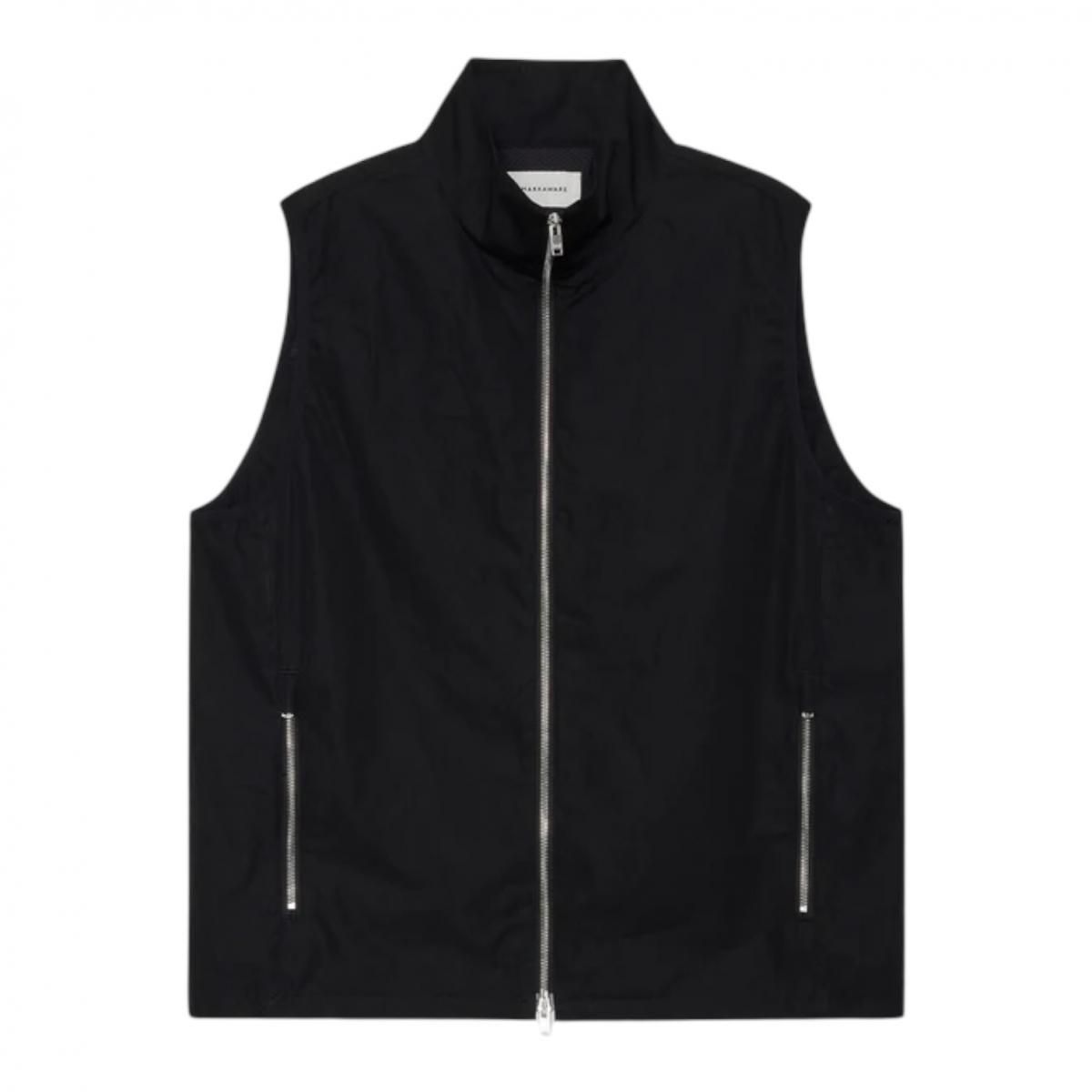 MARKAWARE <BR>ULTRA LIGHT ALL WEATHER CLOTH GYM VEST (BLACK)