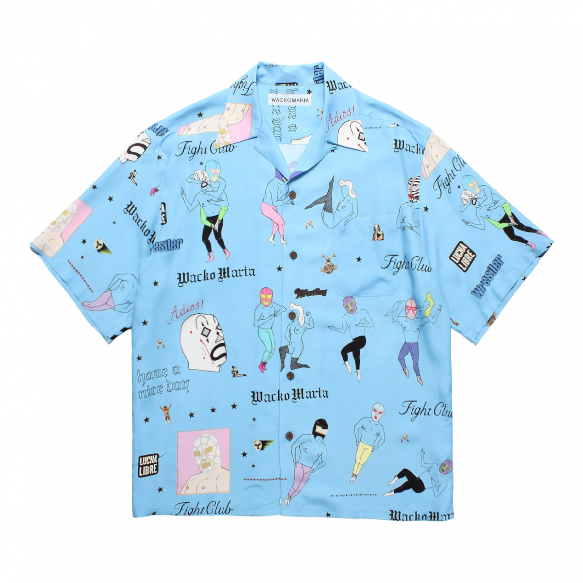 WACKOMARIA<BR>HAWAIIAN SHIRT S/S ( TYPE-10 )