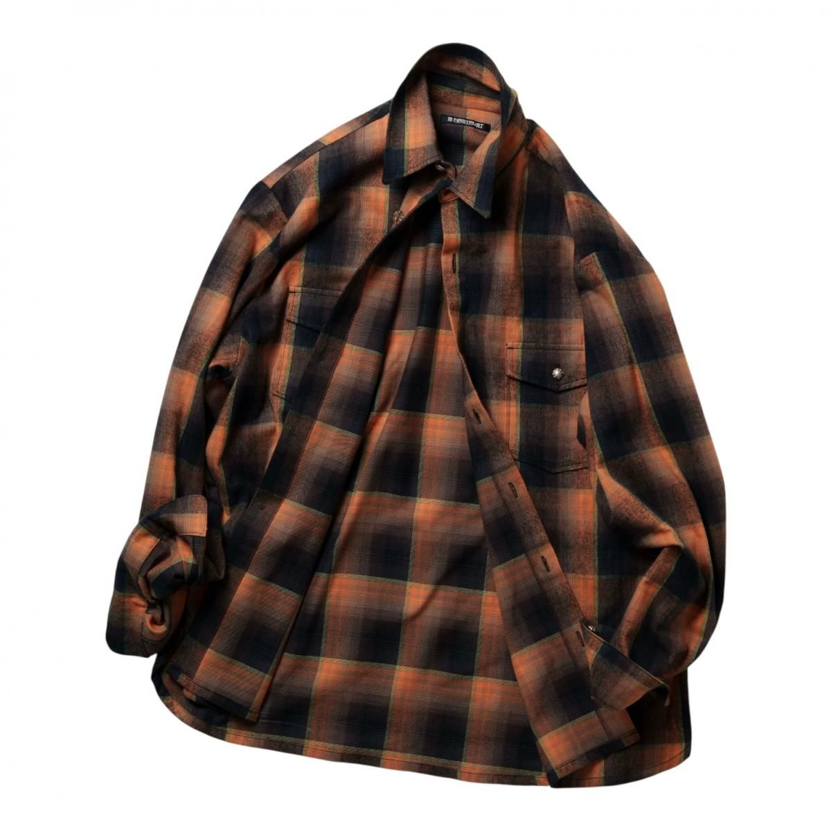 FIRST RUST<BR>WEEKEND / LS SHIRT (DEAD HEAD BUTTON) | HEAVEN HILL