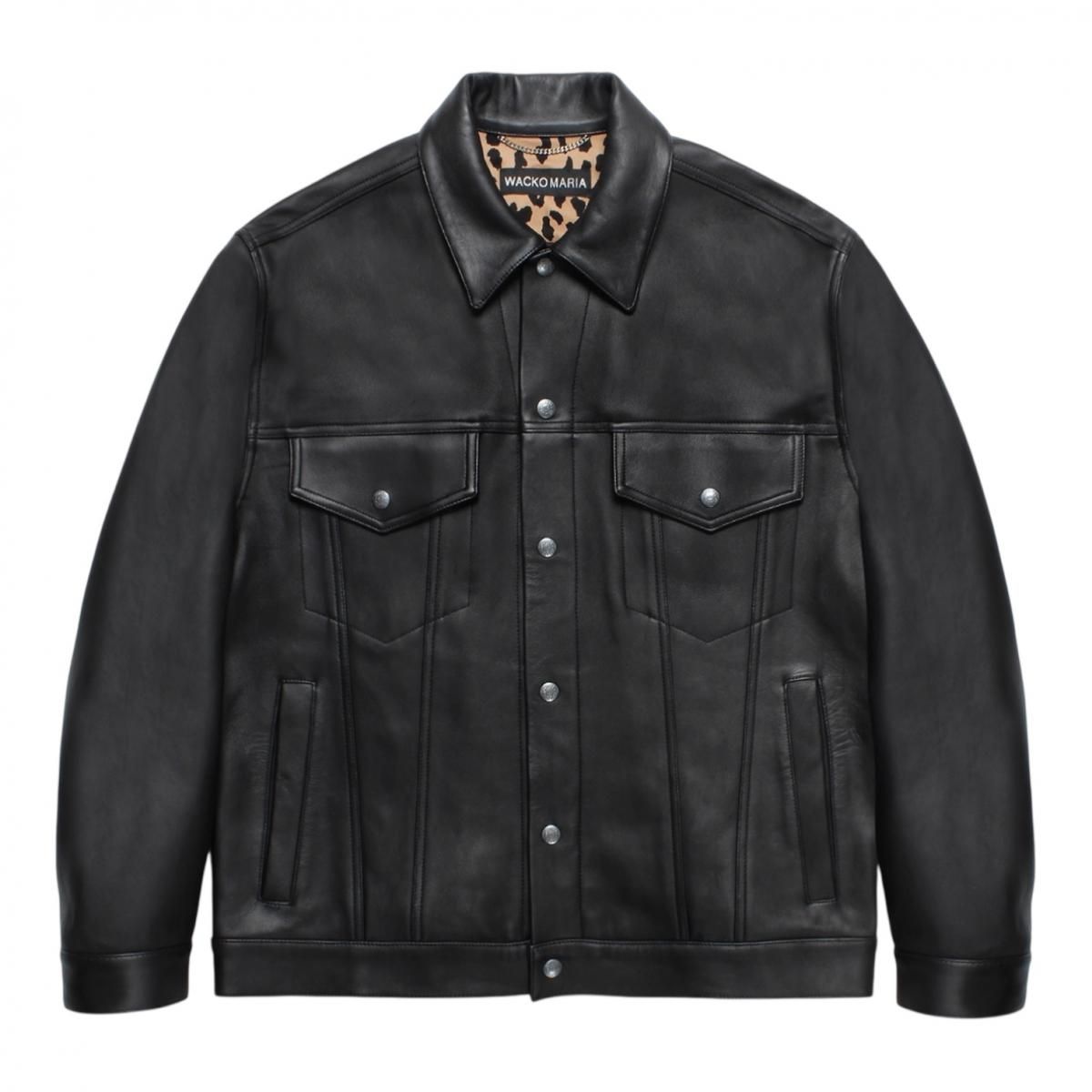 WACKOMARIA<BR>LEATHER TRUCKER JACKET ( TYPE-1 )