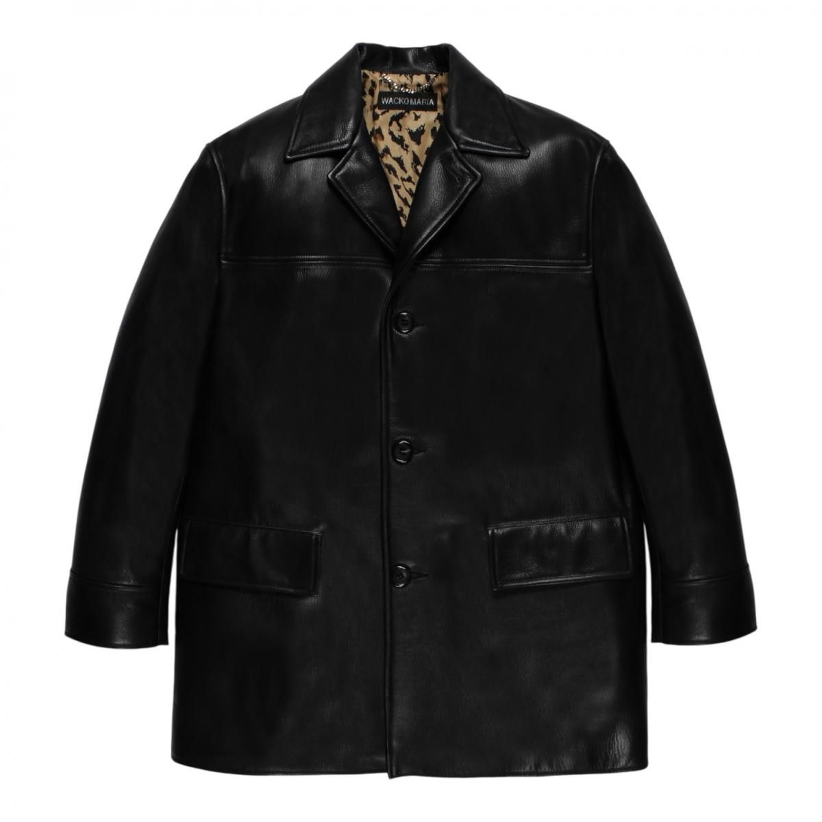 WACKOMARIA<BR>25FW-WMO-CO04 LEATHER COAT ( TYPE-2 )