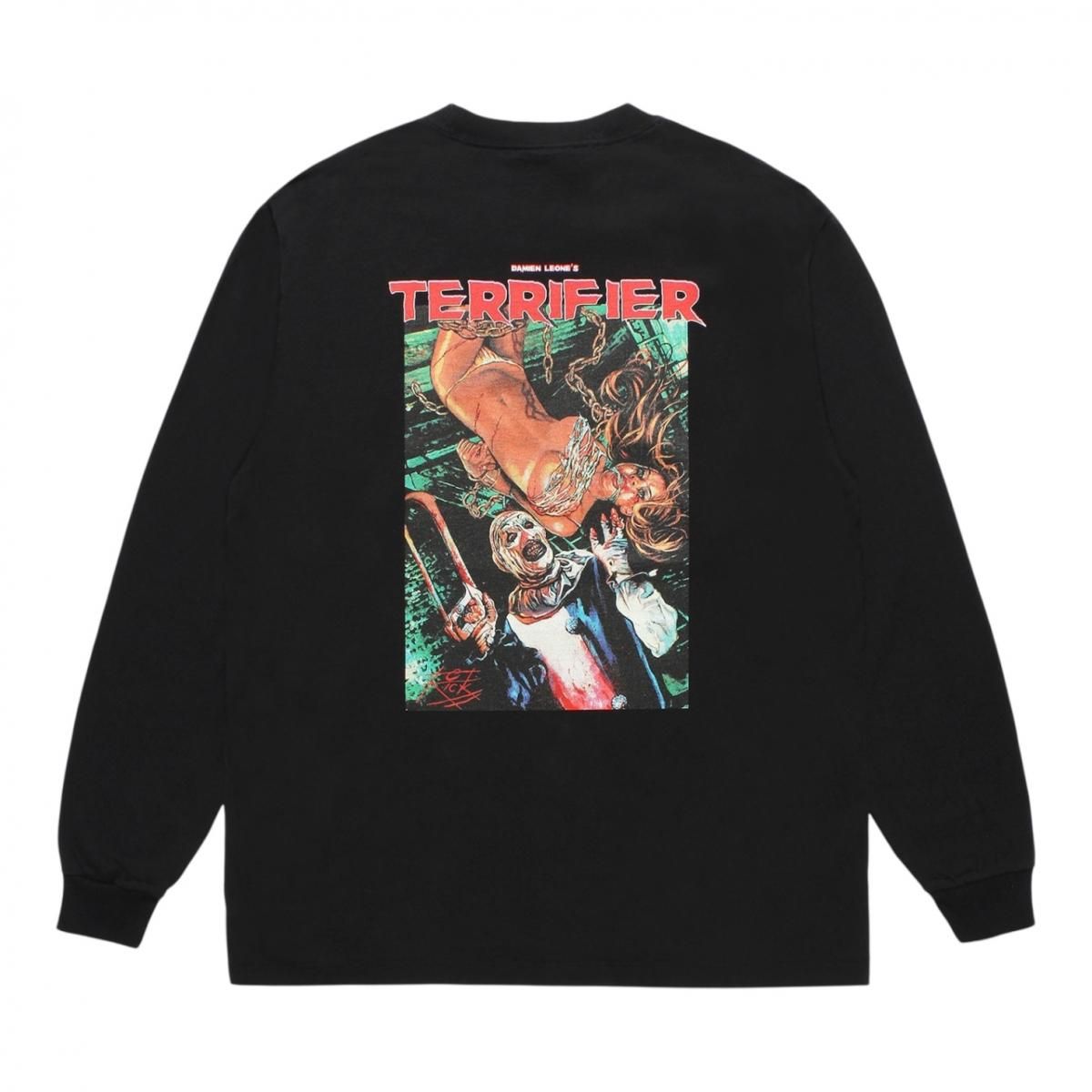 WACKO MARA　TERRIFIER LONG SLEEVE T-SHIRT Wacko Maria Terrifier Washed Heavy Weight Long Sleeve T