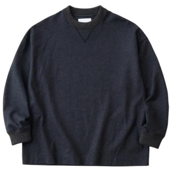 White<BR>Mountaineering<BR> RW2573501  WOOL PULLOVER (CHARCOAL)