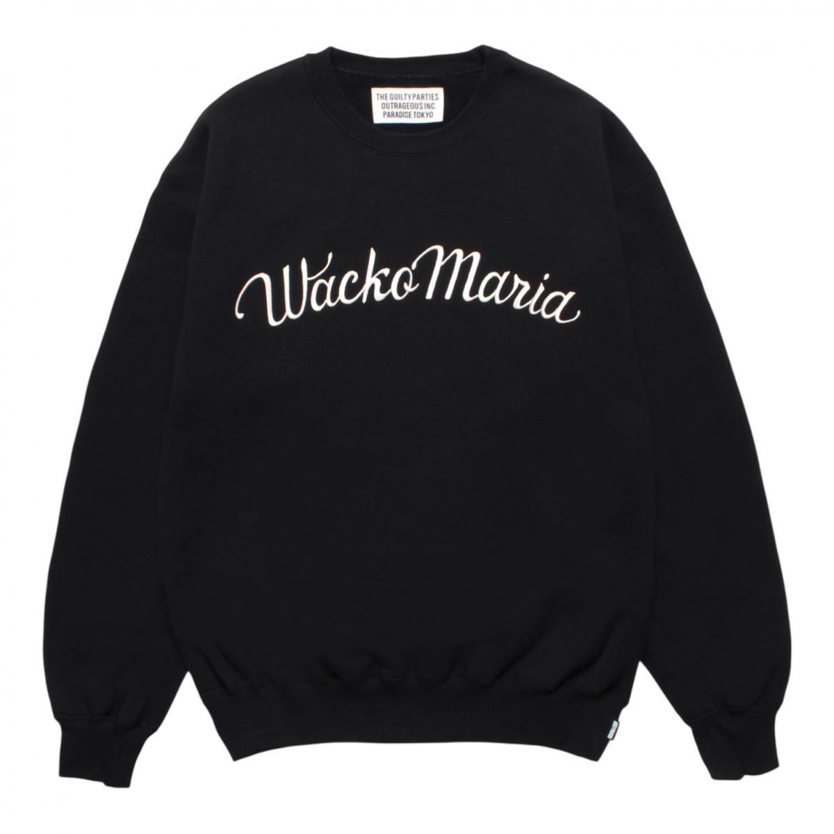WACKOMARIA<BR>MIDDLE WEIGHT CREW NECK SWEAT SHIRT (GRAY)