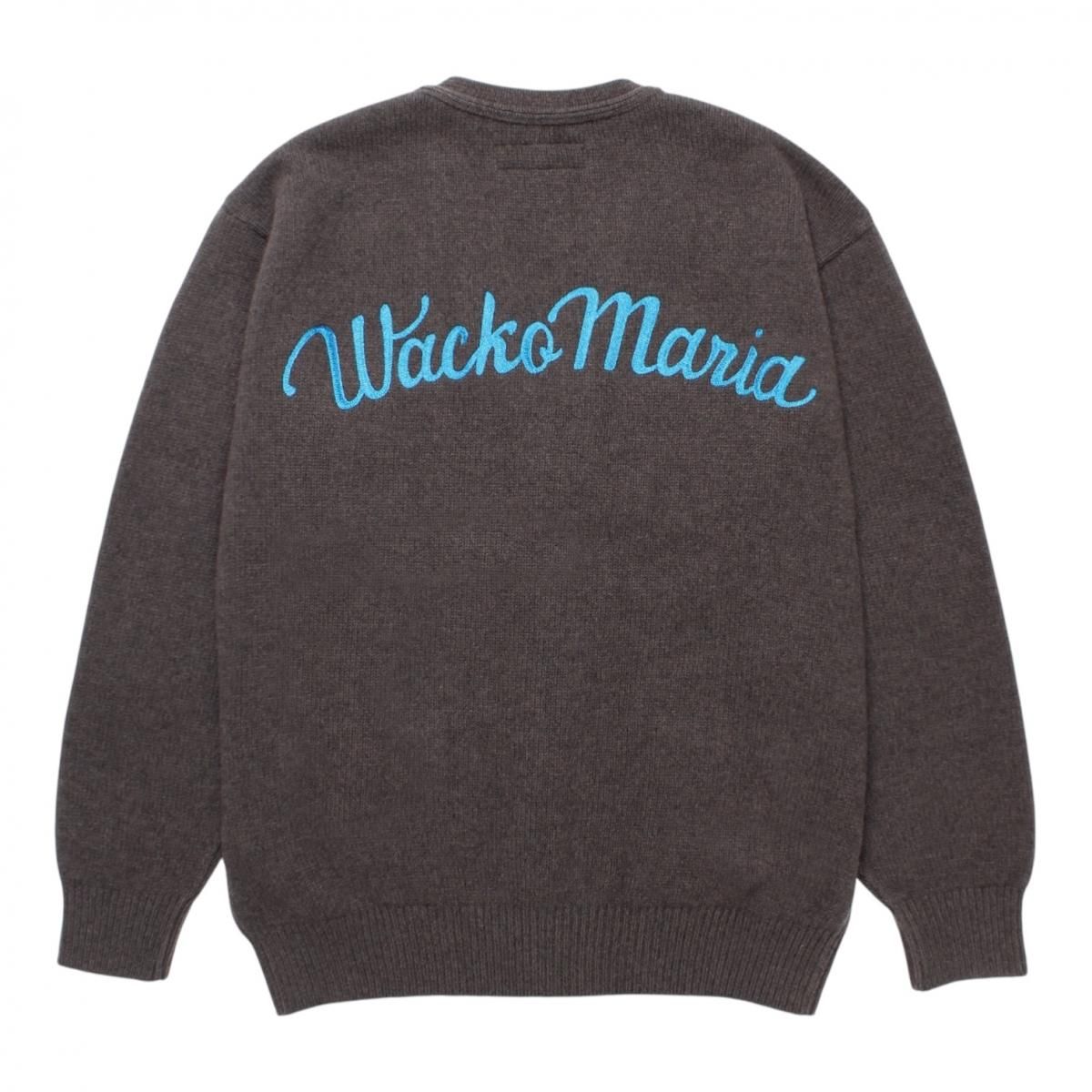 WACKO MARIA CLASSIC CARDIGAN 25SS ワコマリア WACKO MARIA/CLASSIC KNIT CARDIGAN（BLACK）［クラシックニット