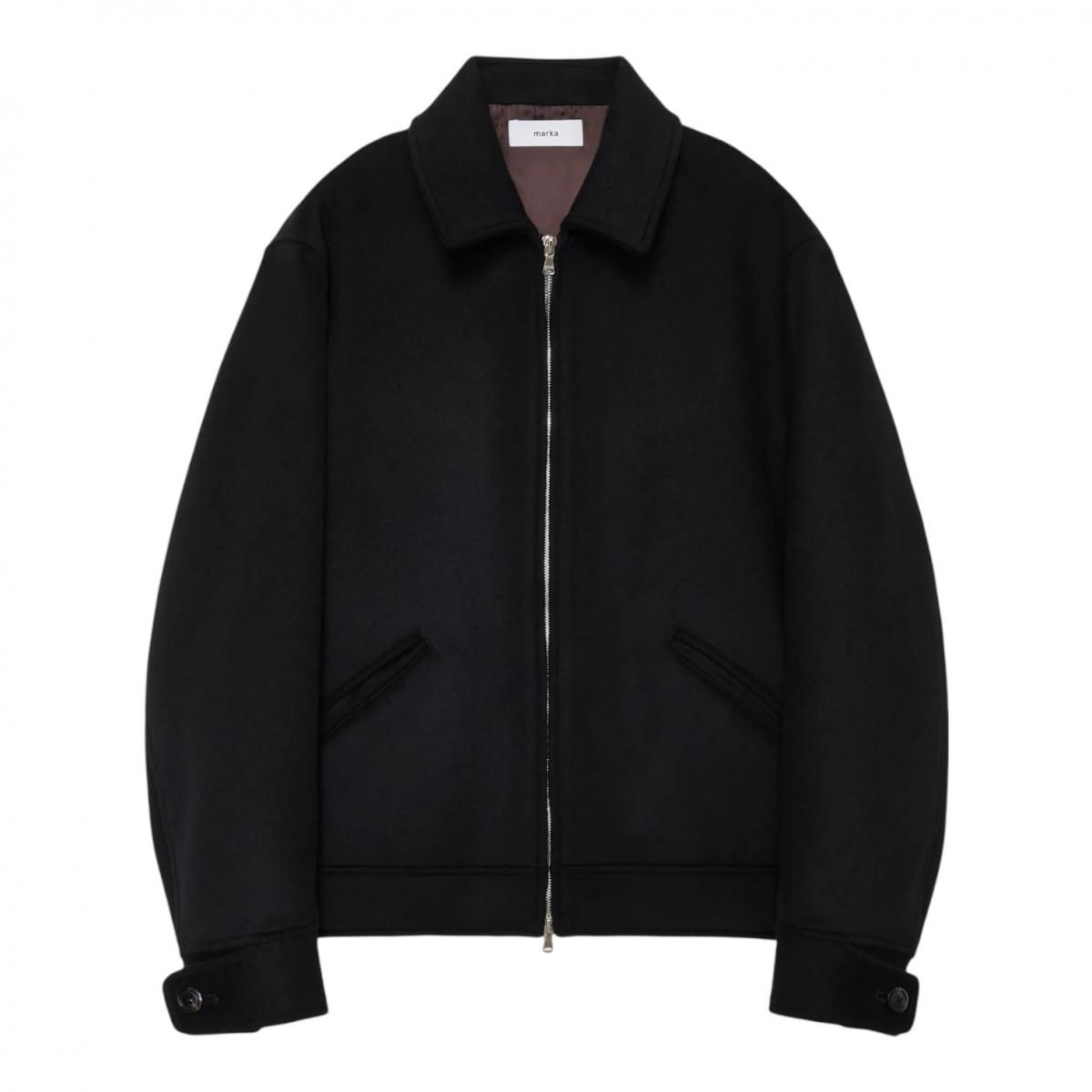 marka <BR>M25C25BL01C Wool Silk Cashmere Beaver Sports Jacket