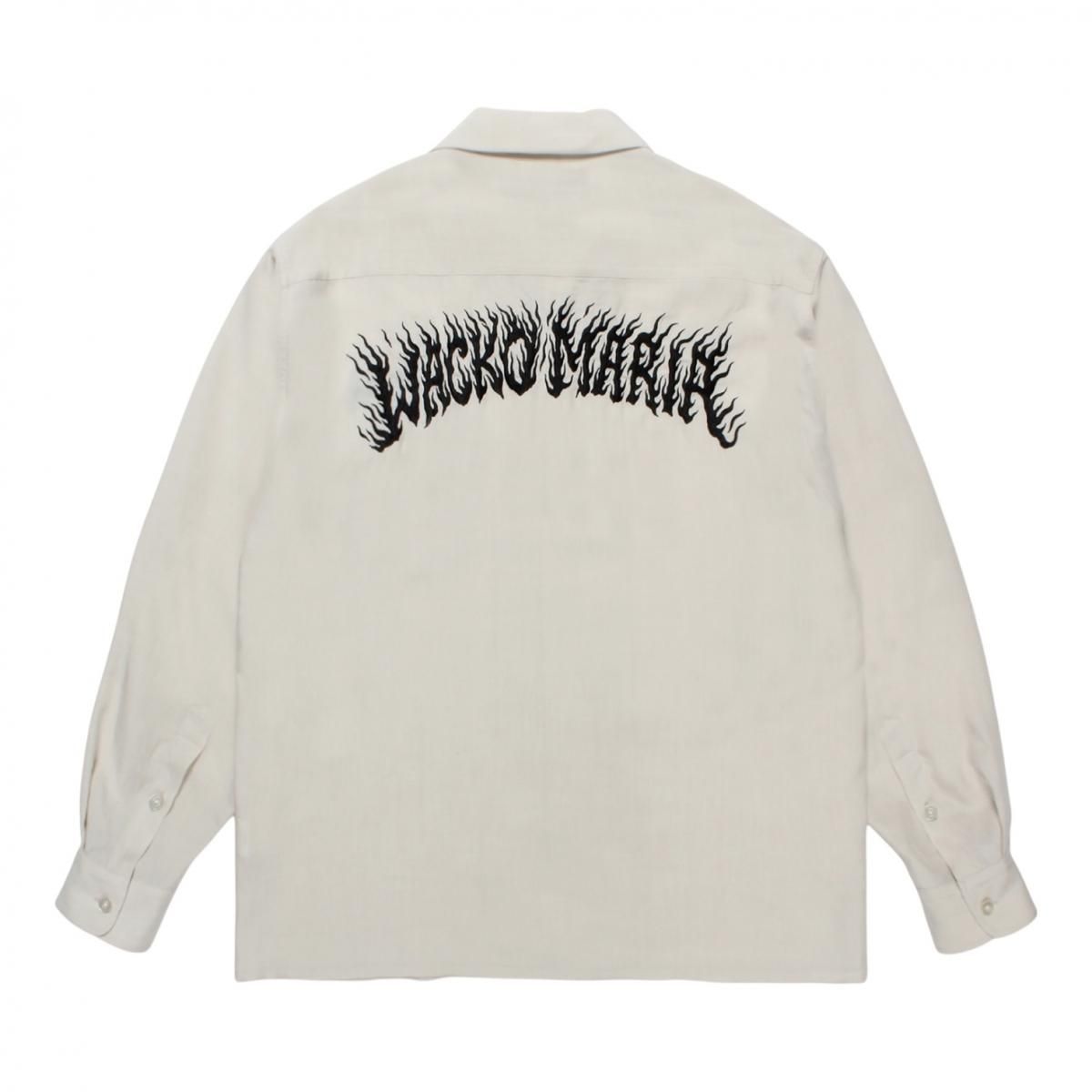 WACKOMARIA<BR>TIM LEHI / 50'S SHIRT L/S (TYPE-2) (IVORY)