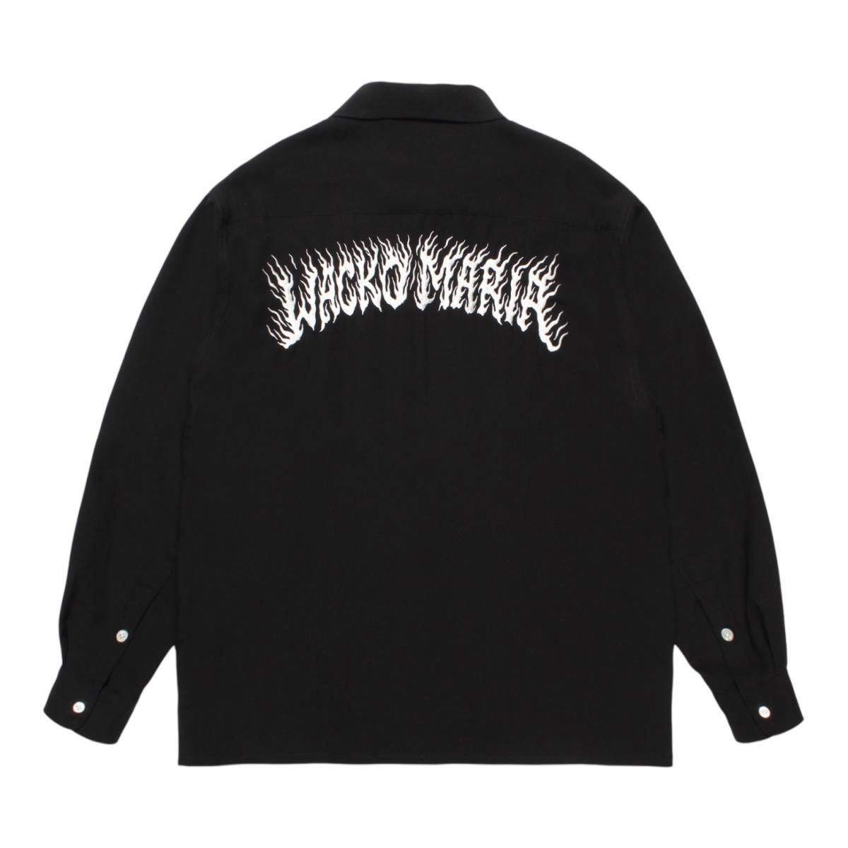 WACKOMARIA<BR>TIM LEHI / 50'S SHIRT L/S (TYPE-2) (BLACK)