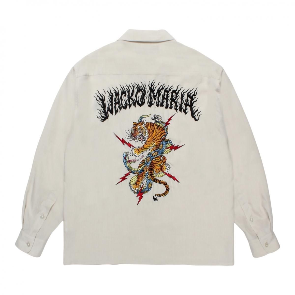 WACKOMARIA<BR>TIM LEHI / 50'S SHIRT L/S (TYPE-1) (IVORY)