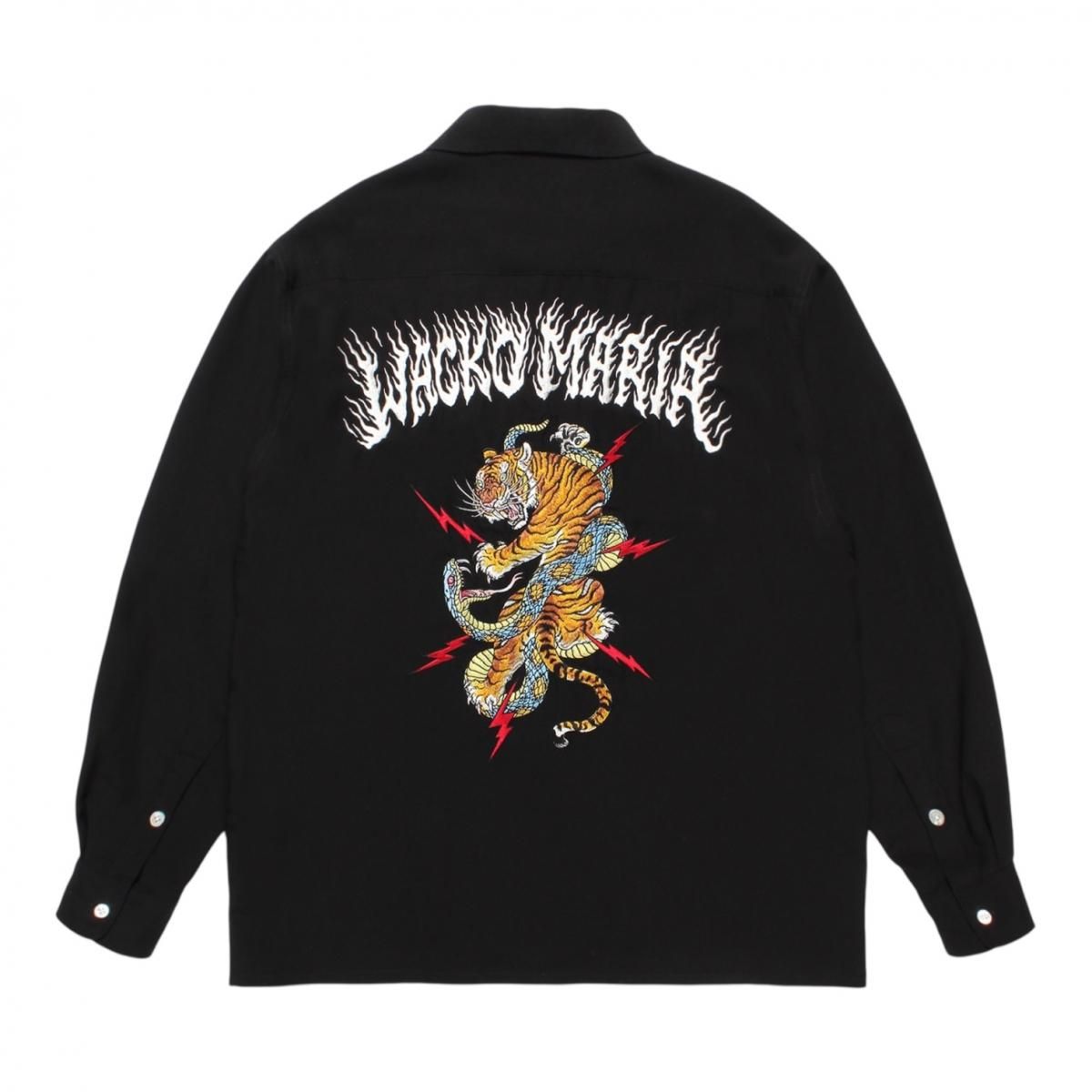 WACKOMARIA<BR>TIM LEHI / 50'S SHIRT L/S (TYPE-1) (BLACK)