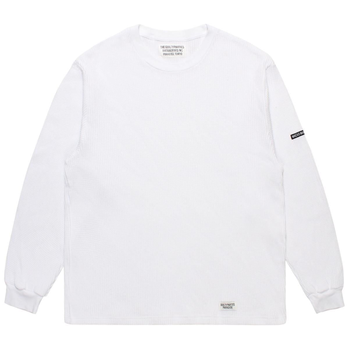 WACKO MARIA THERMAL SHIRT Sサイズ WACKO MARIA《ワコマリア》THERMAL SHIRT (WHITE) | 正規取扱店