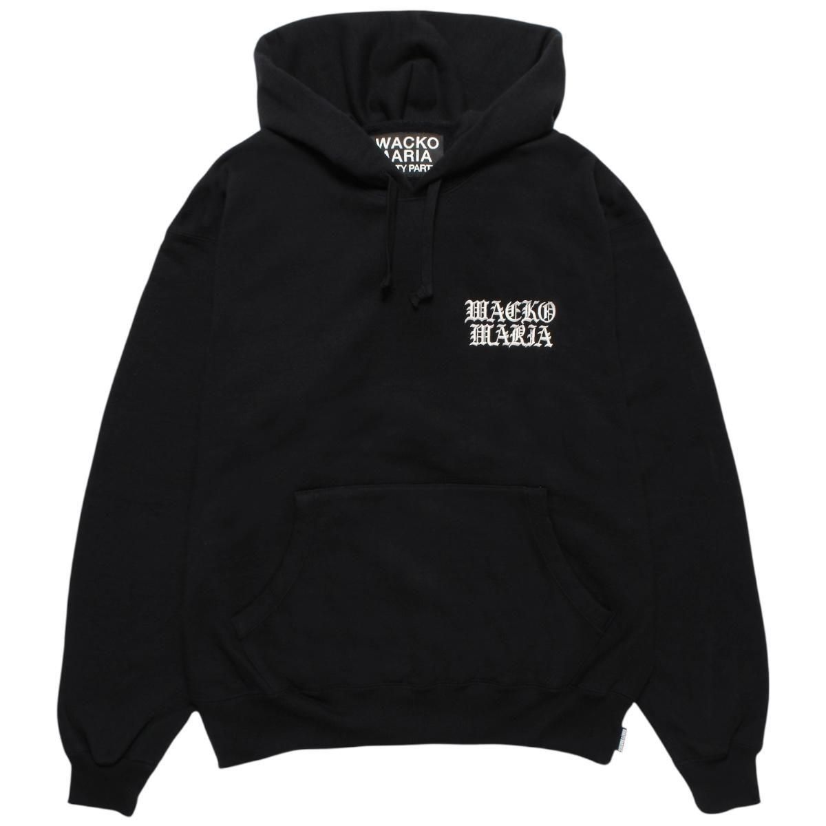 WACKOMARIA<BR>HEAVY WEIGHT PULLOVER HOODED SWEAT SHIRT ( TYPE-1 ) (BLACK)