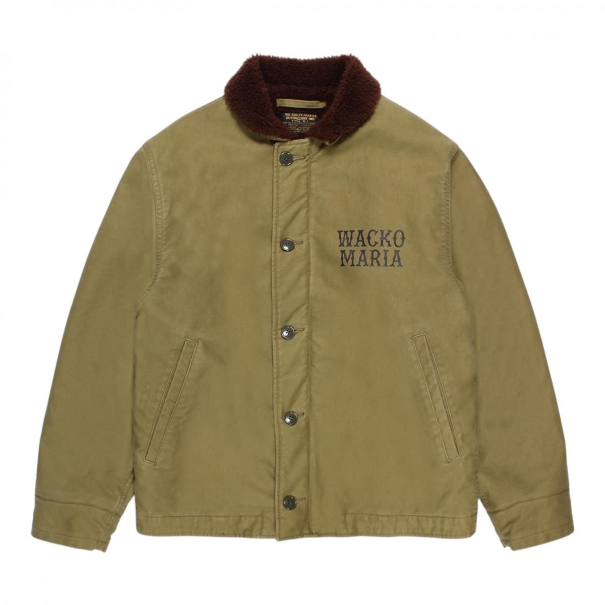WACKOMARIA<BR> N-1 DECK JACKET -A- ( TYPE-1 ) (KHAKI)