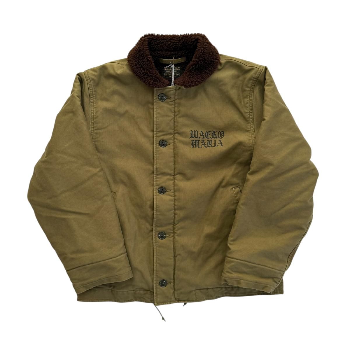WACKOMARIA<BR> N-1 DECK JACKET -A- ( TYPE-1 ) (KHAKI)