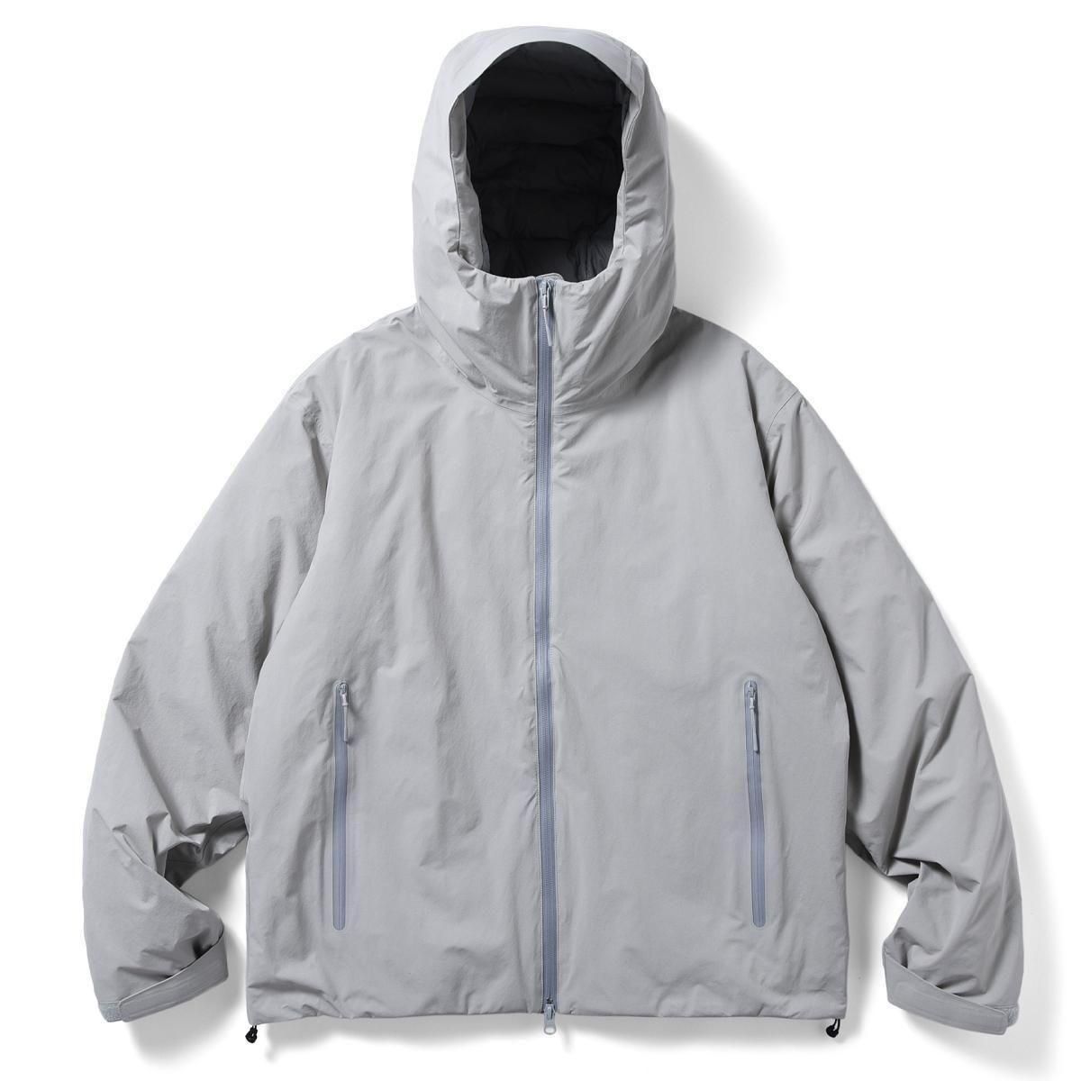 ES.1 <BR>3 LAYER DOWN HOODIE (LT.GRAY)

